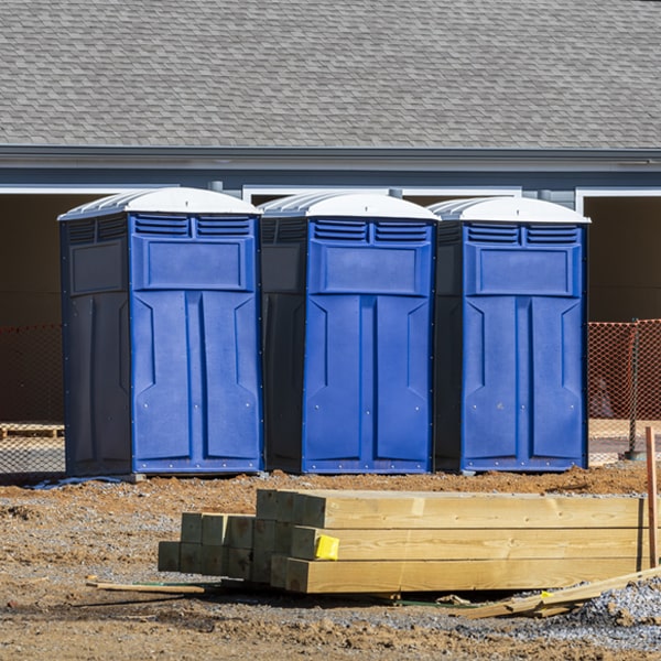 is there a specific order in which to place multiple portable toilets in East Orleans Massachusetts